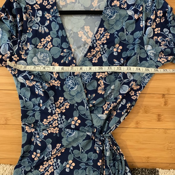 2 Hearts Navy Blue Floral Dress - Picture 5 of 6